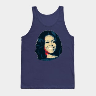 Michelle Obama Pop Art Tank Top